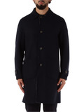 BLU SCURO | Cappotto reversibile in lana BLU SCURO | Cappotto reversibile in lana
