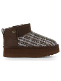 MARRONE | Stivaletti JANE 01 con suola platform