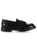 NERO | Mocassino in pelle con frange e nappine NERO | Mocassino in pelle con frange e nappine