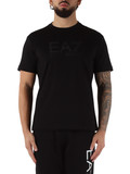 NERO | T-shirt regular fit in cotone con ricamo logo frontale NERO | T-shirt regular fit in cotone con ricamo logo frontale