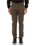 KAKI | Pantalone cinque tasche JOHN slim fit in cotone stretch KAKI | Pantalone cinque tasche JOHN slim fit in cotone stretch