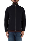 BLU SCURO | Cardigan con zip RUIZ HYBRID Softech BLU SCURO | Cardigan con zip RUIZ HYBRID Softech