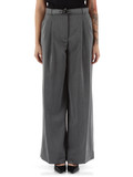 GRIGIO | Pantalone gamba larga in misto viscosa GRIGIO | Pantalone gamba larga in misto viscosa