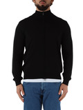 NERO | Cardigan con zip in lana merino extrafine NERO | Cardigan con zip in lana merino extrafine