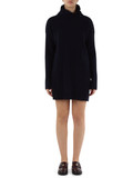 BLU SCURO | Vestito maxi maglia a coste in lana e cashmere BLU SCURO | Vestito maxi maglia a coste in lana e cashmere