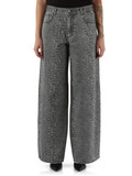 GRIGIO | Pantalone jeans cinque tasche gamba larga GRIGIO | Pantalone jeans cinque tasche gamba larga