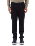 BLU SCURO | Pantalone Jogger fit BERLINO in misto rayon BLU SCURO | Pantalone Jogger fit BERLINO in misto rayon