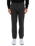 GRIGIO SCURO | Pantalone Jogger fit BERLINO in misto rayon GRIGIO SCURO | Pantalone Jogger fit BERLINO in misto rayon