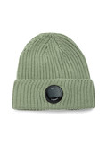 VERDE | Cappello in lana con logo frontale