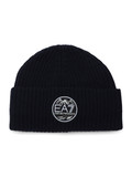 BLU SCURO | Cappello in misto lana vergine con interno in pile