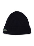BLU SCURO | Cappello in lana con patch logo
