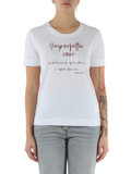 BIANCO | T-shirt in cotone con stampa frontale