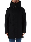 BLU SCURO | Piumino simil parka KASA KI 03 in misto cotone BLU SCURO | Piumino simil parka KASA KI 03 in misto cotone