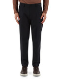 NERO | Pantalone WORK MC-LOUIS/3089 in misto lana