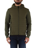 VERDE MILITARE | Giubbotto YETI con pannello frontale trapuntato VERDE MILITARE | Giubbotto YETI con pannello frontale trapuntato