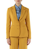 GIALLO SCURO | Giacca sagomata SABLÈ CREPE GIALLO SCURO | Giacca sagomata SABLÈ CREPE