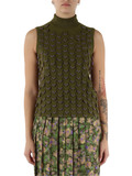 VERDE | Gilet 3D STITCH in misto viscosa