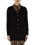 NERO | Cardigan COLOURS OF THE WORLD in lana NERO | Cardigan COLOURS OF THE WORLD in lana