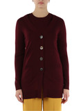 MERLOT | Cardigan COLOURS OF THE WORLD in lana