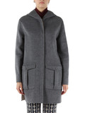 GRIGIO | Cappotto reversibile con cappuccio DOUBLE WOOL GRIGIO | Cappotto reversibile con cappuccio DOUBLE WOOL