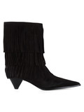 NERO | Stivaletto in suede con frange JAYLA HEELED NERO | Stivaletto in suede con frange JAYLA HEELED