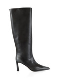 GRIGIO SCURO | Stivali in pelle DARRAH HEELED GRIGIO SCURO | Stivali in pelle DARRAH HEELED