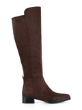 MARRONE | Stivali LEX in tessuto effetto suede MARRONE | Stivali LEX in tessuto effetto suede