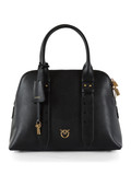 NERO | Borsa a mano in pelle BOWLING MEDIUM NERO | Borsa a mano in pelle BOWLING MEDIUM