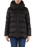 NERO | Piumino trapuntato COCOON LIGHT con cappuccio e zip laterali NERO | Piumino trapuntato COCOON LIGHT con cappuccio e zip laterali