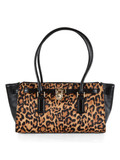 NERO | Borsa tote in pelle e cavallino HAMILTON MODERNE Small