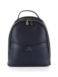 BLU SCURO | Zaino in ecopelle con logo impresso BLU SCURO | Zaino in ecopelle con logo impresso