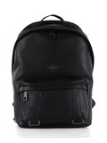 NERO | Zaino effetto martellato con patch logo frontale NERO | Zaino effetto martellato con patch logo frontale