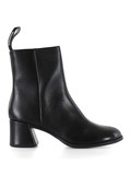 NERO | Stivaletti in pelle KORA con tacco largo NERO | Stivaletti in pelle KORA con tacco largo