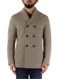 TORTORA | Cappotto corto doppiopetto in lana e cashmere