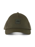 VERDE MILITARE | Cappello in cotone con patch logo frontale