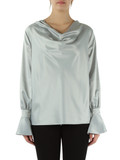 GRIGIO CHIARO | Blusa in satin FILIPA GRIGIO CHIARO | Blusa in satin FILIPA