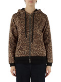 ANIMALIER | Felpa in misto cotone con cappuccio e zip ANIMALIER | Felpa in misto cotone con cappuccio e zip