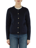 BLU | Cardigan reversibile in misto cotone