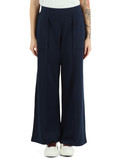 BLU SCURO | Pantalone sportivo in cotone e modal