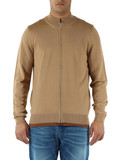 CAMMELLO | Cardigan con zip in lana vergine