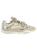 BEIGE | Sneakers in pelle e tessuto YULIA 01