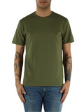 VERDE MILITARE | T-shirt in misto cotone e seta ZOLE 02