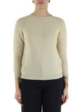 BEIGE | Maglia girocollo in cotone AERE