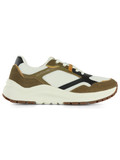 Militärgrün | Sneakers aus Leder und Stoff XPLORE 01