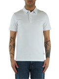 BIANCO | Polo Slim fit in cotone con scritta logo