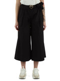 NERO | Pantalone culotte in popeline DOREEN