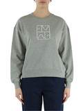 GRIGIO | Felpa in misto cotone garzato ARMONY