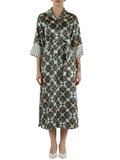 SAHNE | Midi-Kleid mit FOLGORE-Print