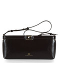 BRAUN | Schultertasche in Naplak-Optik