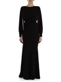 NERO | Abito lungo Red Carpet con schiena scoperta